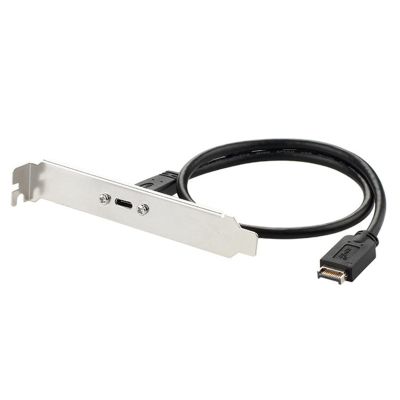 10Gb USB 3.1แผงด้านหน้า Header Type E ชายประเภท C หญิง Connector เมนบอร์ดอะแดปเตอร์ขยายสำหรับ W PCI Baf
