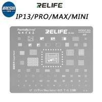 Reballing ลายฉลุ RL-044 BGA Reballing สำหรับ IPHONE 13 Pro/ Max/Mini Series/A15CPU ชิป IC เครื่องมือเทปกาวสำหรับซ่อมโทรศัพท์ตาข่ายเหล็ก