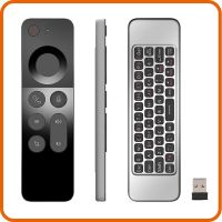 【DT】 W3 2.4G Wireless Voice Air Mouse Remote Controller Mini Keyboard For Android TV BOX / Windows / OS / Linux Gyroscope Remote  hot