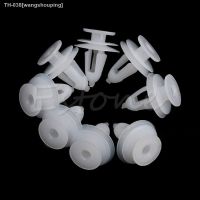 ✙►♧ New 20Pcs White Plastic Rivets Retainer Push Clips 9mm Hole for Car Bumper Fender