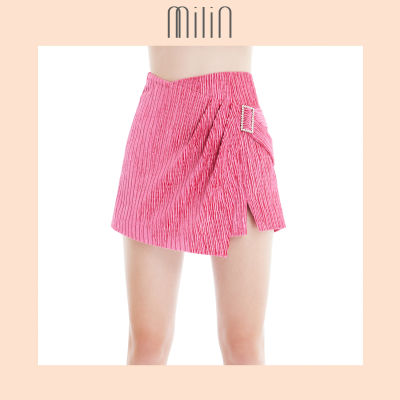[MILIN] High waisted front draped at detailing wrap mini skirt กระโปรงเอวสูงดีเทลจับจีบที่ชิ้นป้ายด้านหน้า / Enduring Shorts
