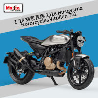 Maisto 1:18 Hu Si VARNA Motorcycles Vitpilen 701 Simulation Alloy Motorcycle Model