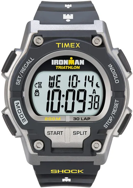 Timex Full-Size Ironman Endure 30 Shock Watch Black/Yellow | Lazada PH