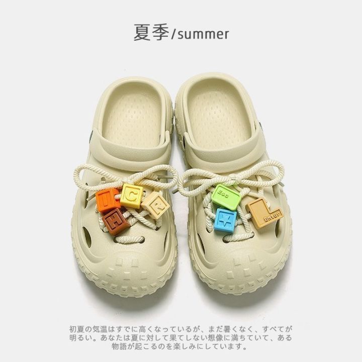 hot-sale-2023-new-style-hole-shoes-mens-summer-outdoor-wearing-baotou-slippers-stepping-on-shit-feeling-sports-sandals-and-non-slip-beach