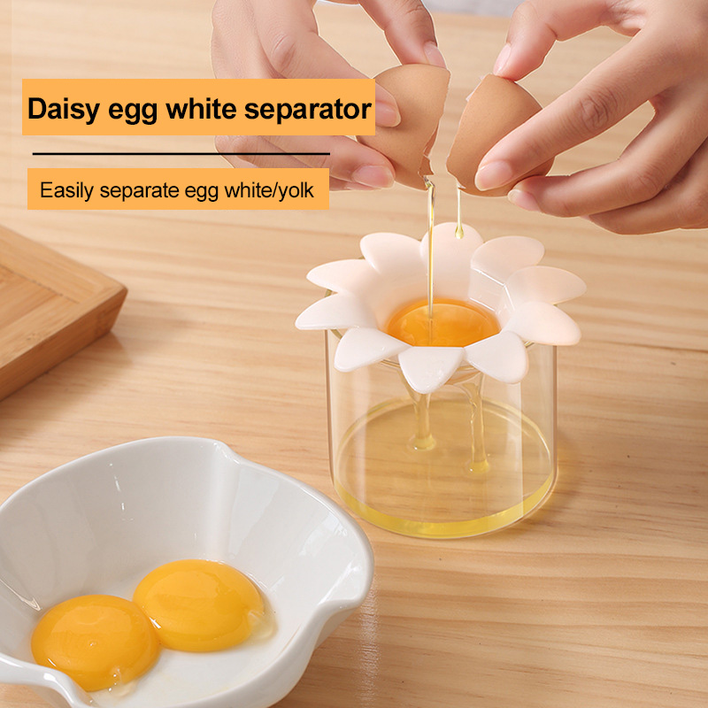 Egg White Separator New Creative Egg White Filter Egg Sieve Wheat Straw 