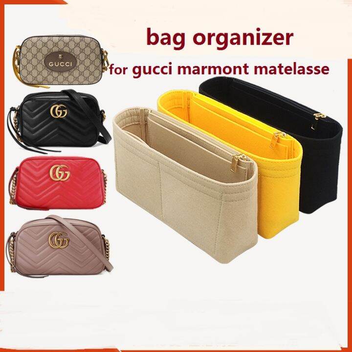 กระเป๋าจัดระเบียบ gucci marmont matelasse camera ที่จัดระเบียบกระเป๋า