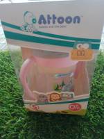 Attoon ขวดนมชุดซาฟารี ทรงคอกว้างพร้อมแขนจับ 4 ออนซ์