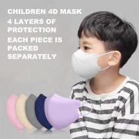 EFXeed【✅Fast Delivery】10ชิ้นหน้ากากเด็ก KN95หน้ากากสำหรับเด็ก4D หน้ากากสามมิติหน้ากากป้องกันสี่ชั้นหน้ากากผีเสื้อใช้แล้วทิ้งระบายอากาศสำหรับเด็กหญิงและเด็กชาย