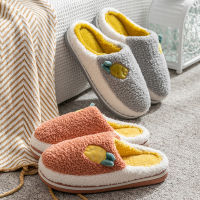 2021 New Women Cozy Fuzzy Slippers Cute Color Match House Slides Winter Indoor Warm Plush Bedroom Closed Toe Platform Shoes