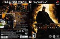 แผ่นเกมส์ PS2 Batman Begins   คุณภาพ ส่งไว