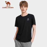 Camel Crown  เสื้อยืดคอกลมแขนสั้นผู้ชาย