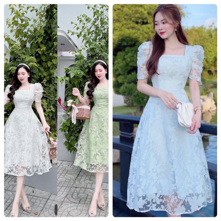 Váy Đầm Dự Tiệc Tiểu Thư Sang Trọng Hàng Cao Cấp. | Lazada.vn