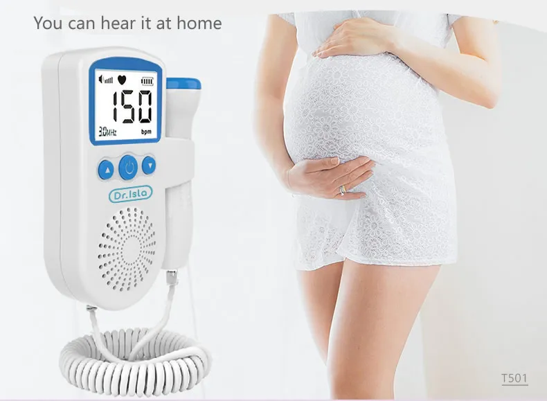 Dr.isla Doppler Fetal HeartRate Monitor for Baby Pregnancy