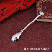 S990 sterling silver baby spoon feeding tableware tableware children tableware tableware spoons put together multi-spoon