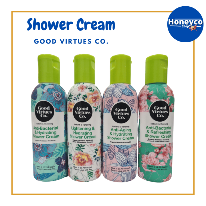Good Virtues Co Shower Cream Travel Pack Lazada