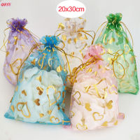 50Pcs/Lot 20x30CM Large Organza Bags Jewelry Pouches Or Wedding Candy  Packaging Gift Bag 7ZSH328 Gift Wrapping  Bags