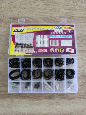 ZEN ชุดแหวน ล็อกนอก-ใน คละแบบ 300ตัว รุ่น ZE-846 สินค้าพร้อมส่ง