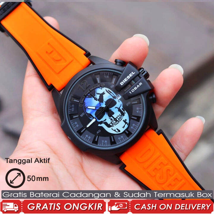 Jam Tangan Diesel Pria Super Keren Model Terbaru Tali Karet Lazada