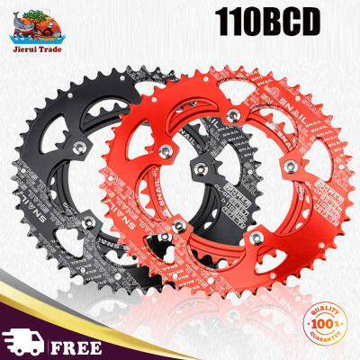 จักรยานรูปไข่ Chainring 110BCD จักรยานถนนรอบ Chainring Chainwheel ขี่จักรยานชิ้นส่วน (กับ5เหล็กคู่แผ่นเล็บ)