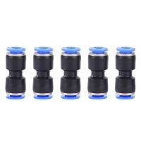 5 Pcs /Pu พลาสติก Push-Through Fast Pneumatic ส่วนประกอบนิวเมติก Tube Fittings 5ขนาดเดียวกัน