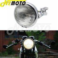 H4 12V Vintage Headlight Motorcycle Chrome High /Low Beam Head Lamp For Bobber Chopper Sportster Cafe Racer Light Accessories