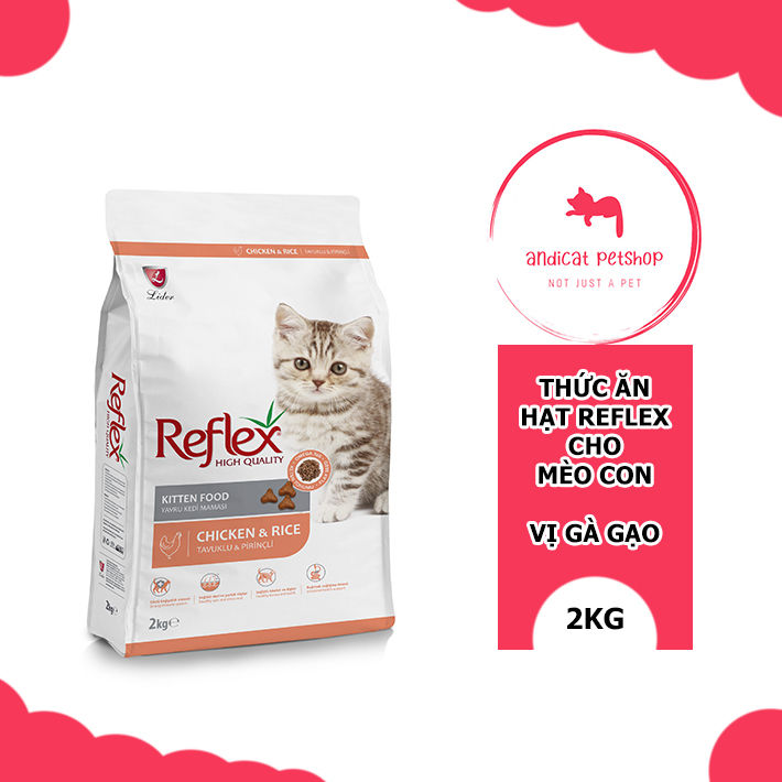 Thức ăn hạt Reflex thường cho mèo con không chỉ dinh dưỡng mà còn cân bằng. Với công thức đặc biệt, sản phẩm thích hợp cho các bé từ 1 đến 4 tháng tuổi. Hãy xem hình ảnh liên quan để khám phá thêm về sản phẩm này.