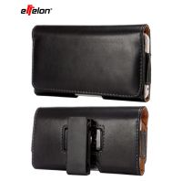 Kantong Kulit Tas Klip Sabuk Pria untuk Samsung Note 20 10 9 S23 S22 S21 Casing Ponsel Bisnis Aksesori untuk Iphone/Huawei