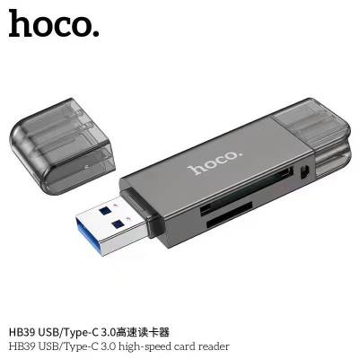Hoco HB39  การ์ดรีดเดอร์ Card Reader SD/Micro 5Gbps รองรับ OTG