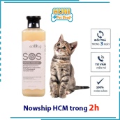 Sữa tắm cho mèo SOS sữa tắm mèo con thơm lâu đến 10 ngày chai 530ml