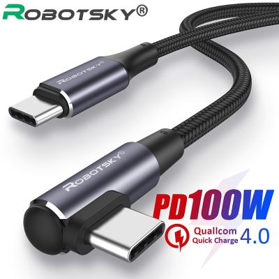 USB Type C To USB C 100W/60W PD Quick Charging Cable QC4.0 Type C Fast Charger For Huawei P40 Samsung S10 S20 Macbook Pro Cables  Converters