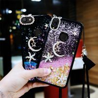 Huawei Nova 3i Honor View 10 7X 7A Y9 2018 9 Lite P Smart Case Liquid Glitter