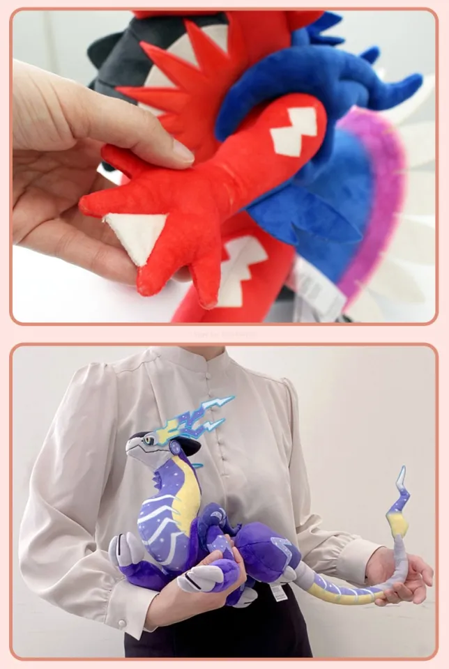 Pokemon Scarlet And Violet Koraidon Miraidon Plush Toys Anime Figures Soft  Stuffed Doll Cartoon Monsters Peripherals Kids Gift - Movies & Tv -  AliExpress