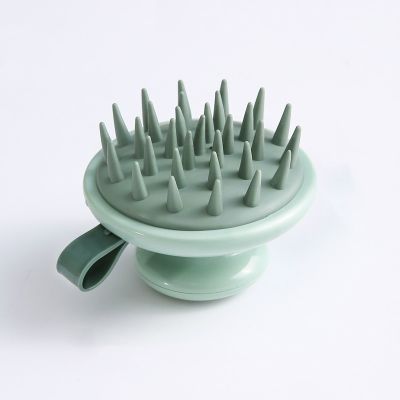 ‘；【。- Silicone Shampoo Head Scalp Massage Brush Silicone Body Brush Hair Washing Comb Bath SPA Shower Brush Massage Brush Hair Brush