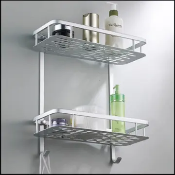 Ohbuybuybuy-Bathroom Plastic Shower Storage Rack Shampoo Holder