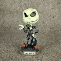 Wobbier ตุ๊กตาของเล่นคริสต์มาสก่อน19Cm Skellington Jack Bobble-Head Wacky แจ็คคัวเลขโมเดลหุ่นแอคชั่น