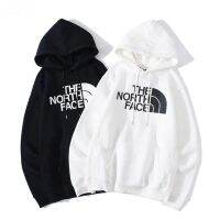 ☊THE NORTH FACE ฤดูใบไม้ร่วงและฤดูหนาวสเวตเตอร์มีฮู้ด,เสื้อสเวตเตอร์มีฮู้ดผ้ากำมะหยี่สไตล์เดียวกันทรงหลวมแขนยาวแจ็คเก็ต