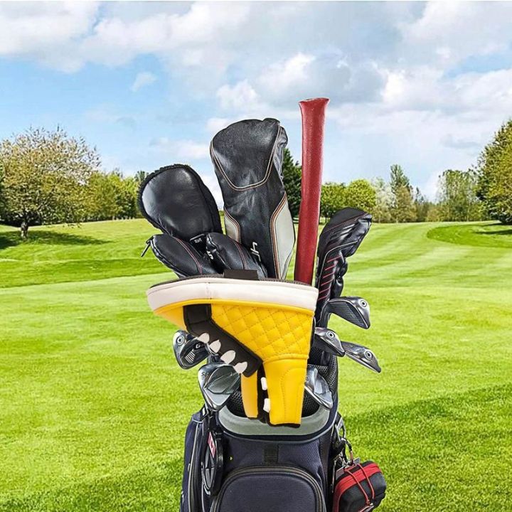 ฝาครอบหัวไม้กอล์ฟที่ไม่ซ้ำใคร-ฝาครอบพัตเตอร์กอล์ฟ-ฝาครอบป้องกันลิ่มกอล์ฟรูปรองเท้าสนุก-ฝาครอบป้องกัน-pu-golf-rod-headcover