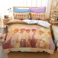 Popular Bangtan Boys Printed Bedding Set MAP OF THE SOUL7 Album Duvet Cover Pillowcase Bed Linen Set Bedclothes Double King Size