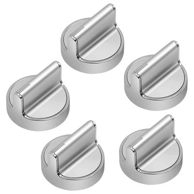 5PCS W10698166 Control Stove Knob Parts Accessories for Whirlpool Stove/Range EAP10057067, 3451573, AP5949868, PS10057067 Cooktop Knobs
