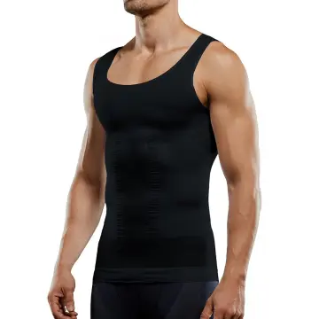 Men Compression Shirt Slimming Body Shaper Vest Men Corset Tummy