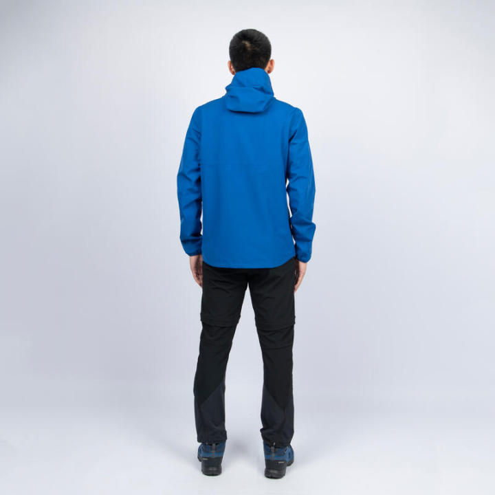 พร้อมส่ง-เสื้อแจ็คเก็ตสำหรับใส่เดินป่าบนภูเขา-mens-waterproof-mountain-hiking-jacket-mh150