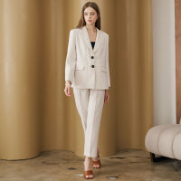 PIMNATTA Chloe Pants Ivory กางเกงทรงกระบอก สีขาวงาช้าง (สินค้าพร้อมส่ง) ใส่ทำงาน ใส่ไปเที่ยว แพทเทิร์นสวย Complete Look