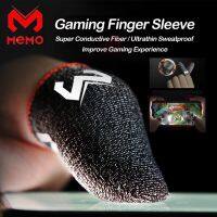 MEMO 2PCS Gaming Finger Sleeve Game Controller Finger Cover For PUBG Game Mobile Phone Touch Screen Sweatproof Fingertips Gloves