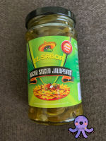 EL SABOR     Nacho Sliced Jalapenos     Size 225 g.