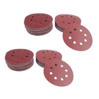 120PCS 5 Inch Sanding Discs Sandpaper Assorted 60 80 120 180 240 320 Grits for Power Random Track Sanders