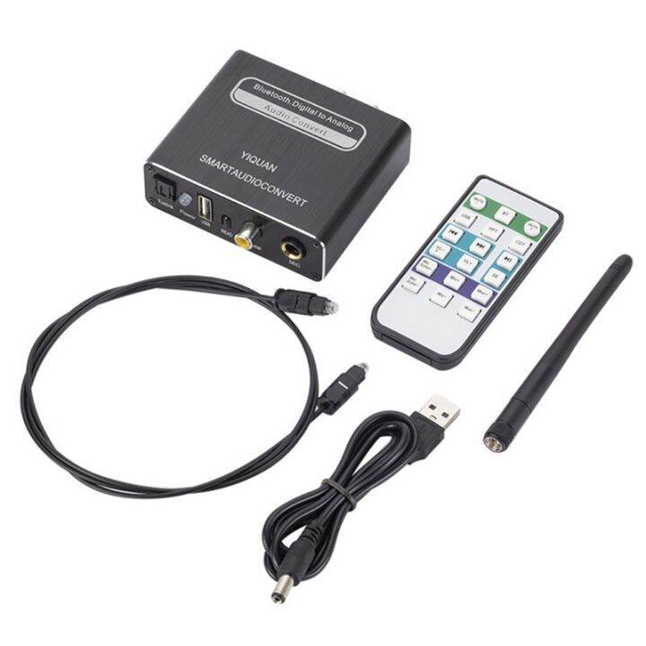 Digital to Analog Audio Converter Fiber Coaxial Digital Audio Decoder