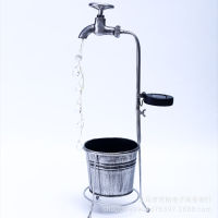 [COD] ใหม่ Solar Flower Sprinkle Water Faucet Water Drop Flower Pot โคมไฟสนามหญ้าโคมไฟสวนกลางแจ้ง