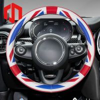38cm Car Steering Wheel Cover PU Leather Non-slip Four Seasons Universal Steering Wheel Handle cover For Mini Cooper F55 F56 F60 Steering Wheels Acces