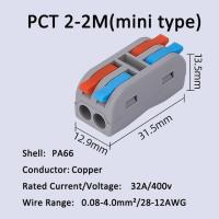 5/10ชิ้น/ล็อต Spl 62 42 Pct Splitter สายไฟฟ้า Mini ขาเสียบสายไฟเร็วสำหรับไฟ Led พุชอินตัวนำบล็อกเทอร์มินัล