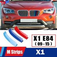 สำหรับ BMW X1 Series E84 2009-2015รถ3D M จัดแต่งทรงผมกระจังหน้าตัดกันชนปกแถบสติกเกอร์ภายนอกอุปกรณ์ตกแต่งรถยนต์